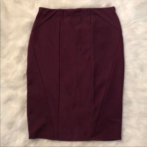 Burgundy Skirt